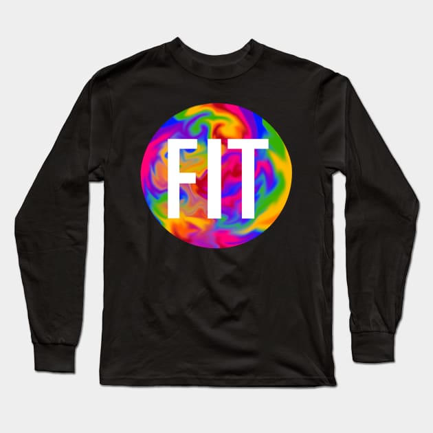 Fit Long Sleeve T-Shirt by Orchid's Art